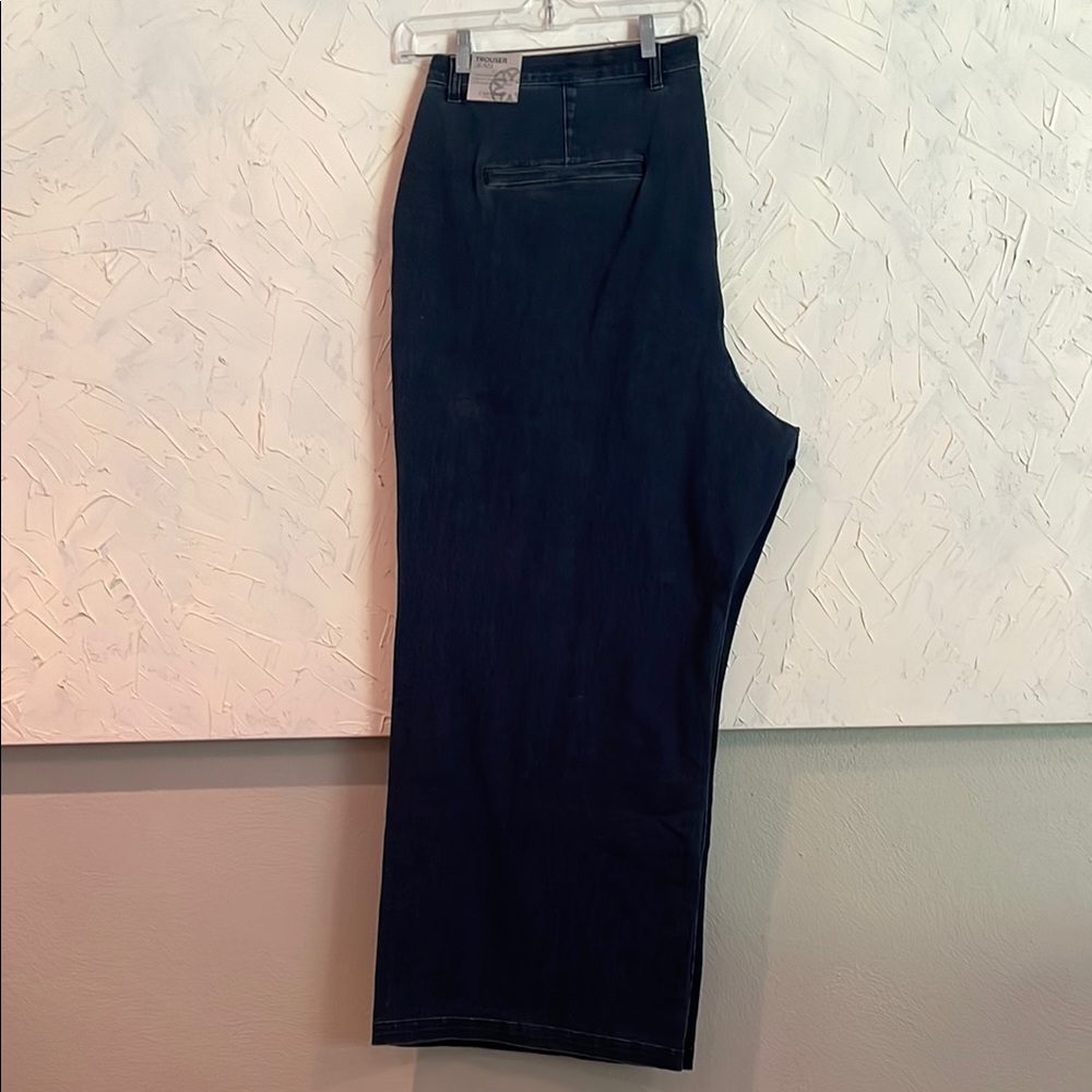 Catherines Dark Blue Flare & Wide Leg Jeans